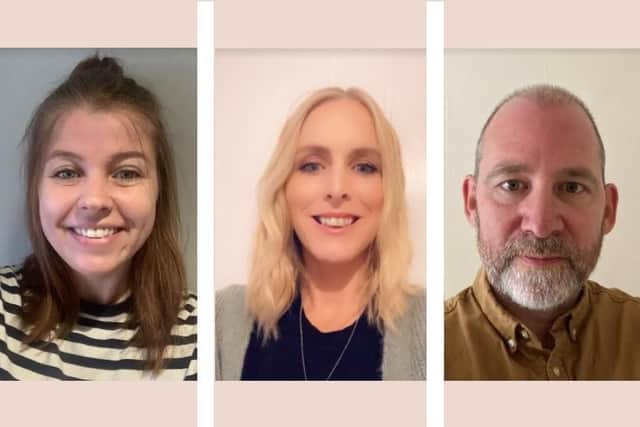 Millie, Kerrie and Alex from Autism Hertfordshire
