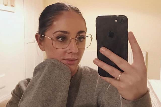Josie has revealed how her eyesight increasingly deteriorated after taking an office job during the first lockdown