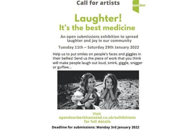 Open Door Berkhamsted appeals for art that will put a smile on your face