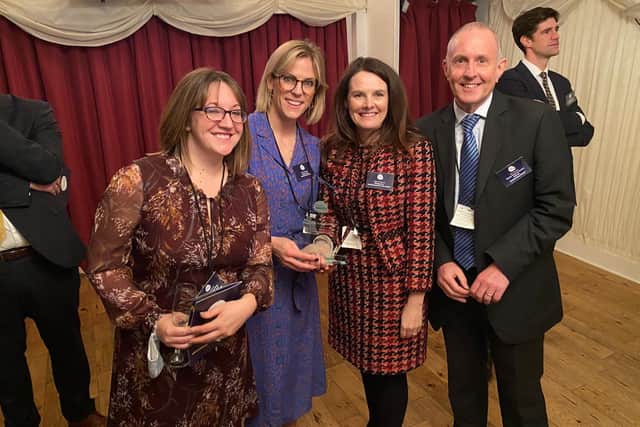 Group of senior staff who were shortlisted for the Leadership Team of the Year Award