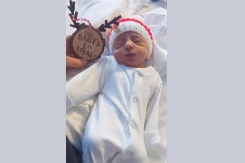 Baby Boy Leronymides was born at 8.20pm to proud mum Kathryn from Hemel Hempstead