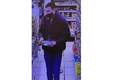 CCTV image placed him in a newsagents in Harrow and Wealdstone on the afternoon of Sunday, January 9