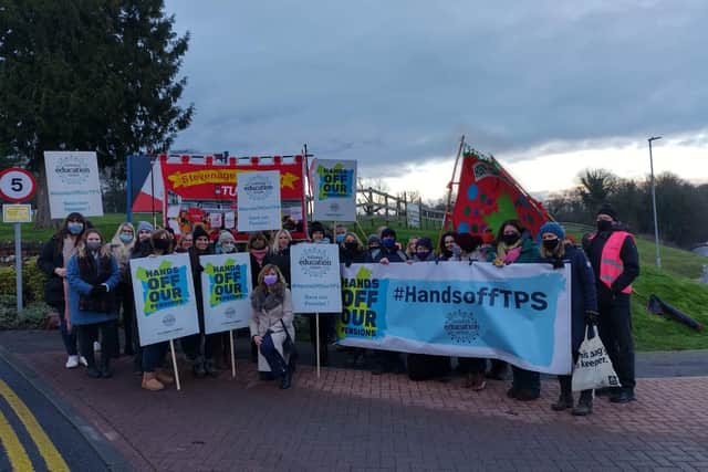 Some teachers at Abbot's Hill School took industrial action over pensions row
