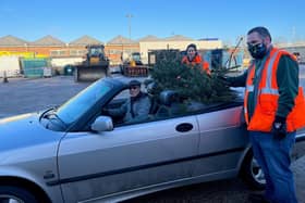 Christmas tree chipping day