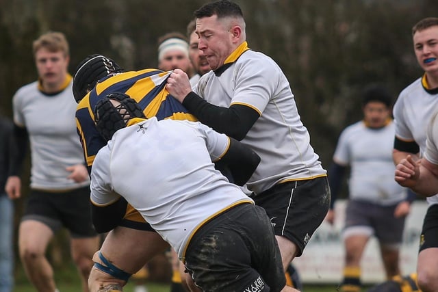 Action from Eastbourne RFC's 27-19 win at Hellingly / Picture: Andy Pelling