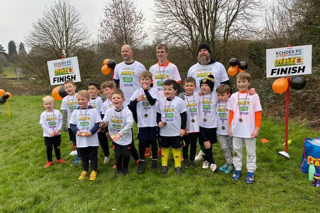 Young footballers in Hemel Hempstead complete 5k challenge to raise funds for team equipment
