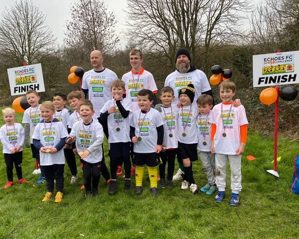 Young footballers in Hemel Hempstead complete 5k challenge to raise funds for team equipment