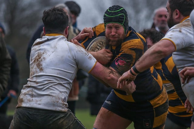 Action from Eastbourne RFC's 27-19 win at Hellingly / Picture: Andy Pelling