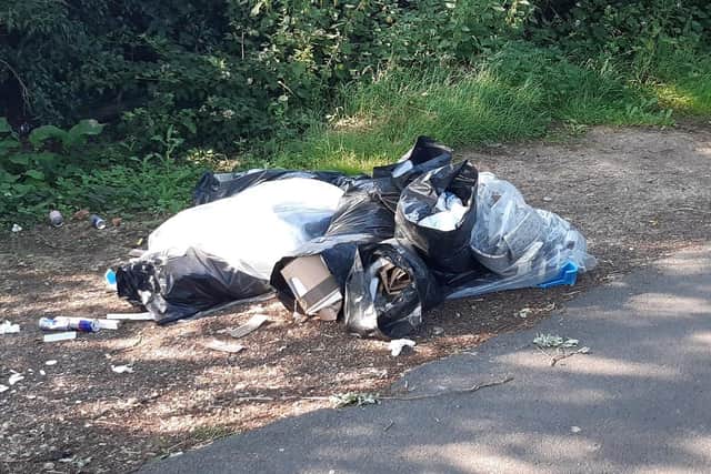 Flytipping in Coles Lane