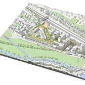 Computer Generated Image of the area