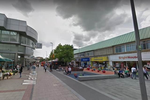 Lee was approached by the enviro-officers in the town centre and issued a Fixed Penalty Notice (C) Google Maps