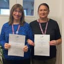 Lisa Patrick and Nicky Linsell who recently completed their Parkinson’s training