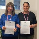 Lisa Patrick and Nicky Linsell who recently completed their Parkinson’s training