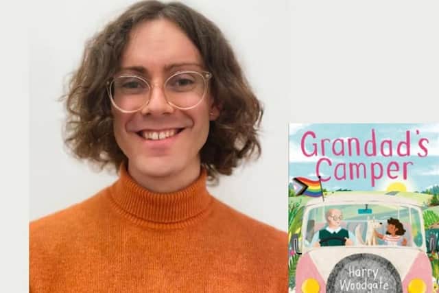 Harry Woodgate is nominated in the Illustrated Books category for Grandad’s Camper
