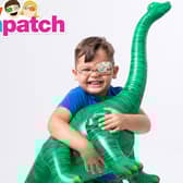 You could win one of two inflatable dinosaurs