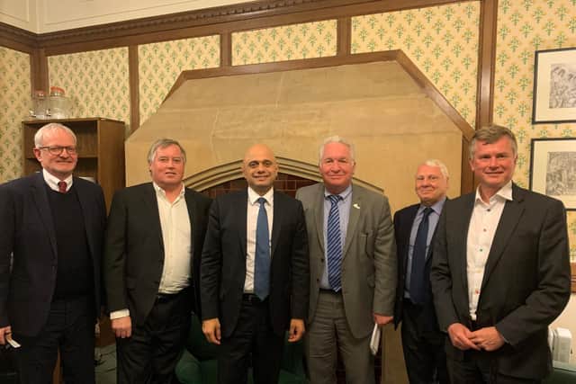 The delegation met with the Health Secretary