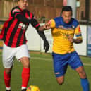 Action from Berkhamsted's win over Thame United. Picture by Robson O'Reardon