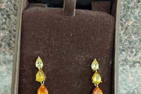 Some of the jewellery left behind matched pendants that were stolen