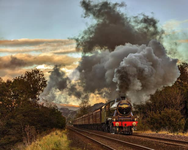 45562 Alberta hauled The Railway Touring Company's Winter Cumbrian Mountain Express (photo: Bob Green)
