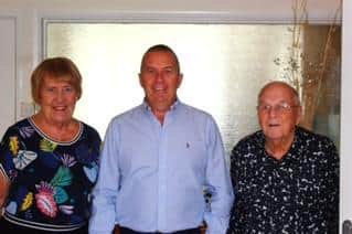 Pauline, Andrew and the late Dick White