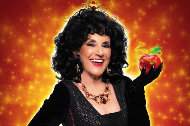 Lesley Joseph stars as the Wicked Queen