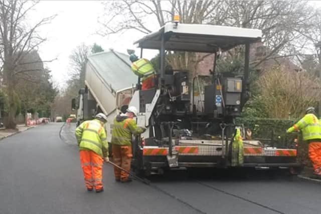 The Hertfordshire County Council team in action