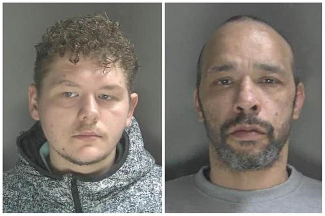 R: Danny Corbett and L: Christopher Malcolm. PIC: Herts Police