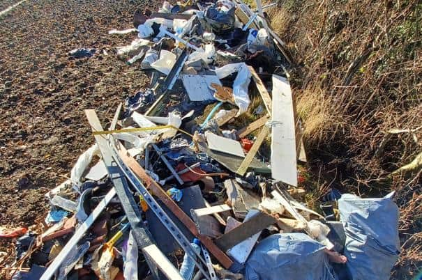 Dumped rubbish