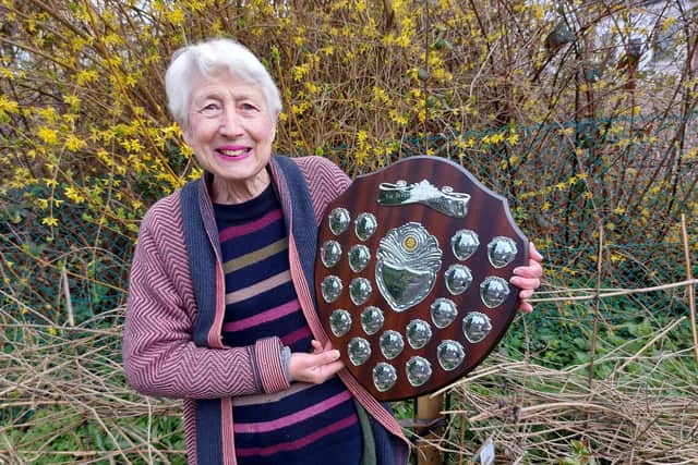 Joan Fisher has received the town council's Senior Civic Award for her outstanding contributions which have benefitted many people in Berkhamsted