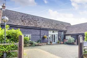 This five-bedroom barn conversion in Ashridgeis on the market