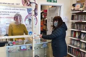 Welcoming customers back to the Maylands shop