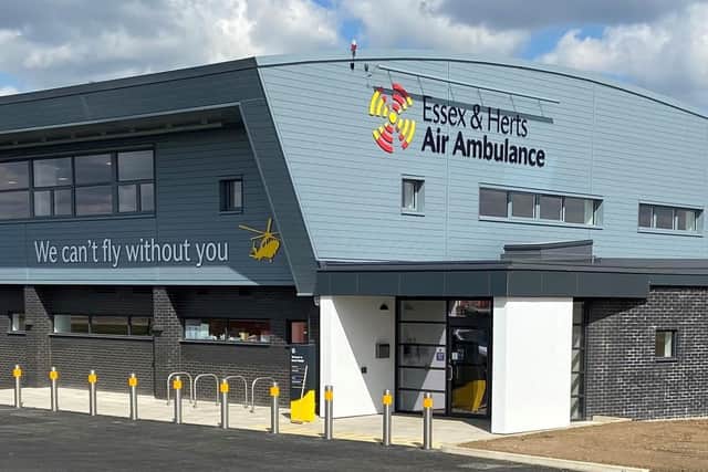 Essex & Herts Air Ambulance airbase at North Weald