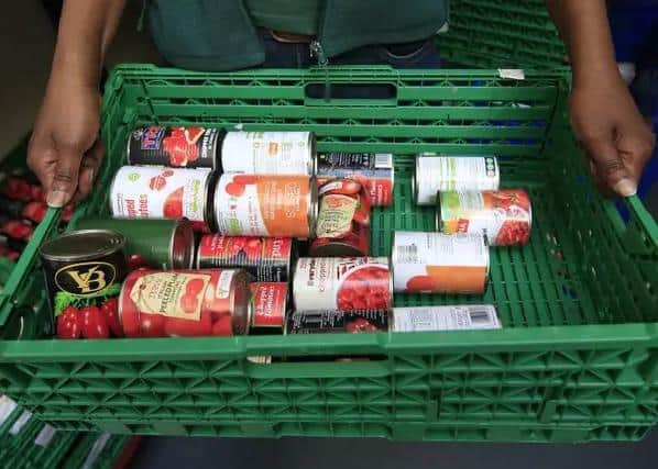 Foodbank stock image