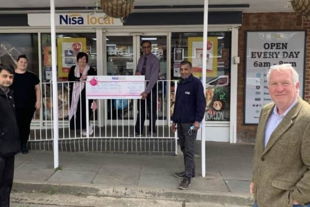 Nisa Local’s charity Making a Difference Locally has contributed £1,000