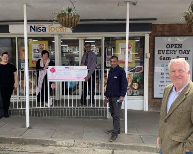 Nisa Local’s charity Making a Difference Locally has contributed £1,000