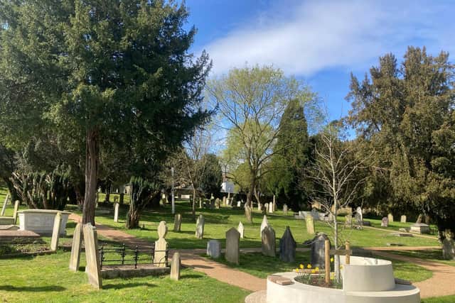 The team transformed the cemetery into a reinvigorated space