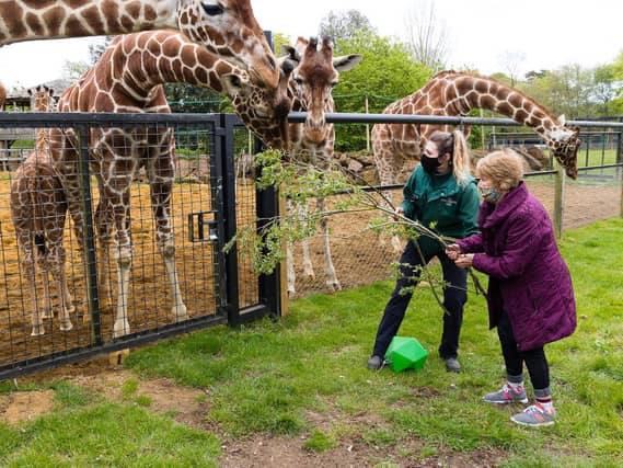 Margaret meets Margaret. Photo: ZSL