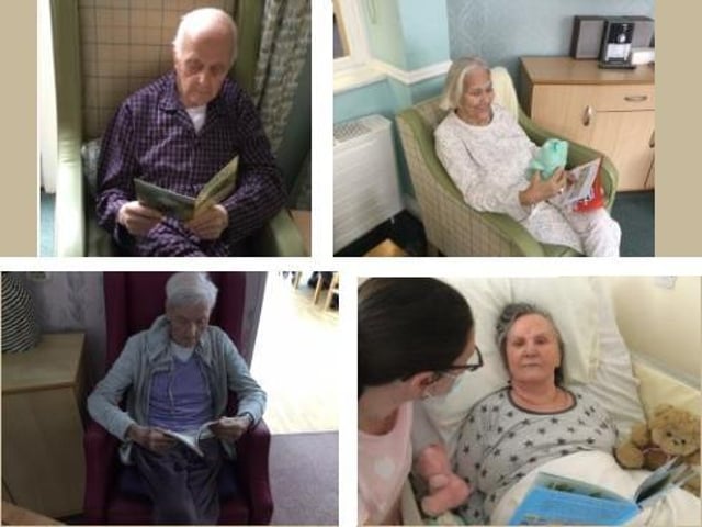 Residents at The Lodge Care Home celebrated Pyjamarama
