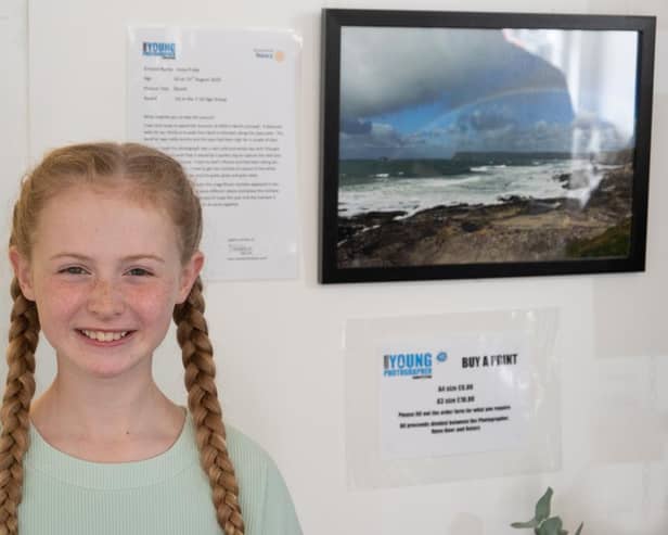 Anna Pryke, winner in the 7-10 category, and a finalist in the District competition