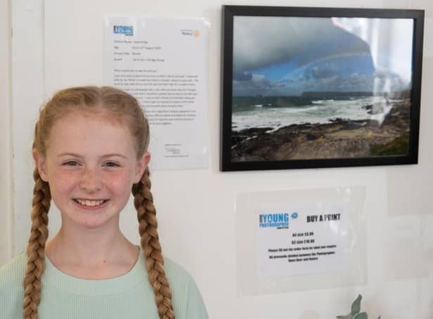 Anna Pryke, winner in the 7-10 category, and a finalist in the District competition