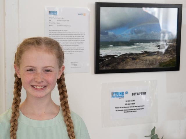 Anna Pryke, winner in the 7-10 category, and a finalist in the District competition