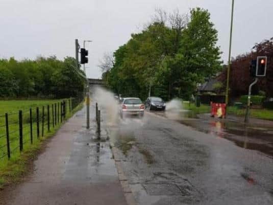 Flooding London Road