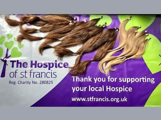 Emma and Hughie have raised over £2,000 for the Hospice of St Francis