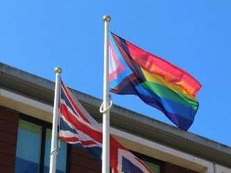 The flag in flight
