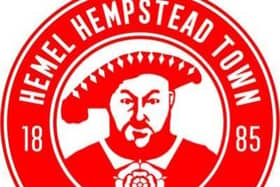The new Hemel Hempstead Town club badge