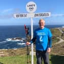 Nick is walking from Land’s End to John O’Groats to support three charities