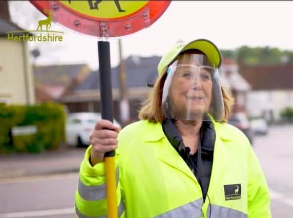 Lollipop lady Carole Hicks