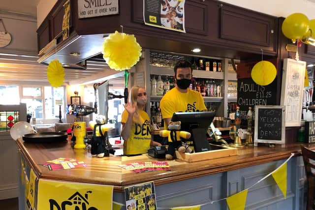 The Red Lion in Apsley is supporting Go Yellow for DENS Week