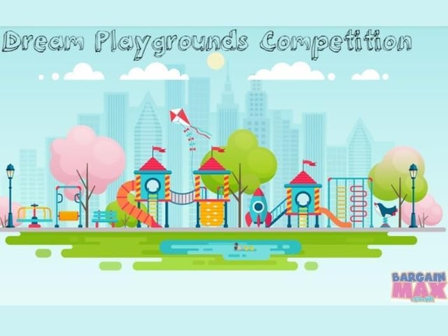 Design your dream playground and win a year's supply of free toys