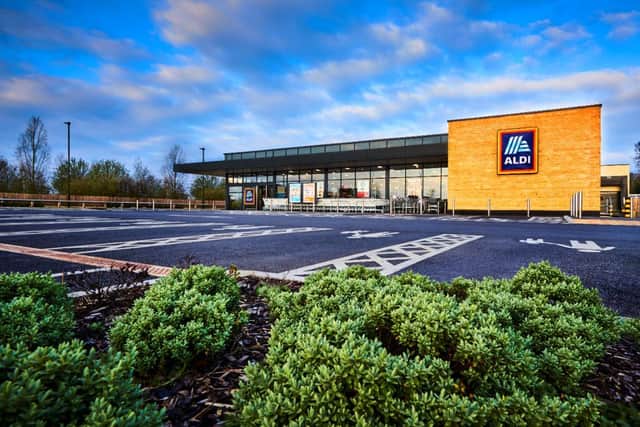 Stock image of an Aldi store